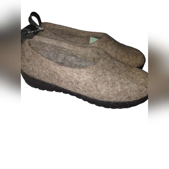 Woolen clogs Brown woolen clogs size 6 - Picture 4 of 10